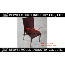 Customized Armless Plastic Rattan Chair Mould